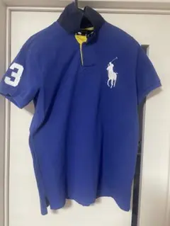ラルフビッグポニーPolo Ralph Lauren ブルーポロシャツM