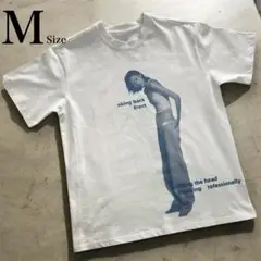 archive styleTシャツopium ストリートY2K 白グラフィック