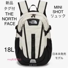 新品タグ付【ミニショット】ノースフェイス　リュック バックパック　ホワイトサンド