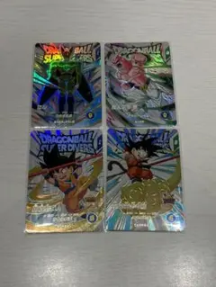 ドラゴンボールスーパーダイバーズ　神龍エクストラレア　4枚セミコンプリートセット