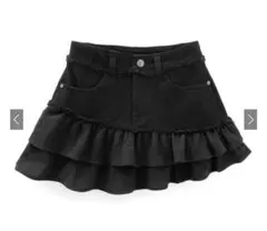 売り切りセール♡ GRL インパン裏地付きデニムフリルミニスカート at2435