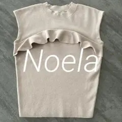 Noela ノエラ　美人百花　フリルハイネックニット　フリーサイズ