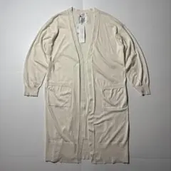 新品タグ付　OPAQUE.CLIP オーガニックコットン ロングカーディガン