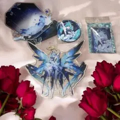 【新品・未使用】初音ミク　アクリルスタンド　缶バッチ　キーホルダー　グッズセット