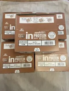 新品未開封 森永inバー プロテイン カフェオレ味 54本