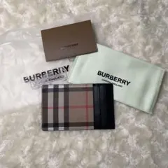 BURBERRYバーバリー カードケース　新品未使用　保存袋付き