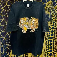 Tom Cat 個性的 メンズ リプリント Tシャツ 新品 ウォッシュ加工 ②