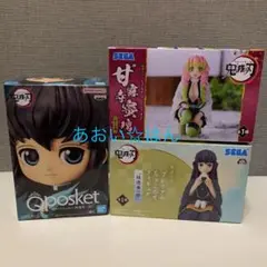 鬼滅の刃 ちょこのせ Qposket フィギュア 甘露寺蜜璃 時透無一郎