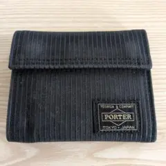 PORTER ブラック 二つ折り財布