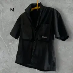 CP-tex Feather Light MサイズBLACKシャツCAMP7