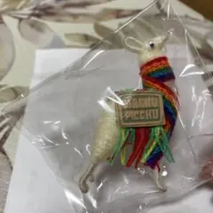 リャママグネット　マチュピチュ土産