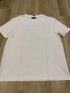HILFIGER ホワイト Tシャツ クルーネック 半袖