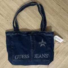 新品 GUESS JEANS デニム トートバッグ スター