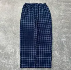 パジャマチェックパンツ 古着