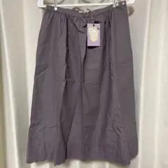 hug o war ハグオーワー スカート ロングスカート 紫 綿 コットン