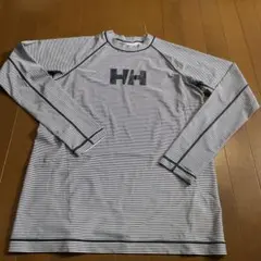 HH ストライプ 長袖ラッシュガード　Lサイズ