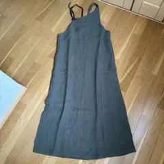 fatto a mano　未使用　リネンサロペットワンピース