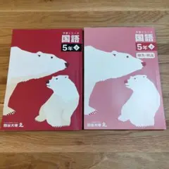 【予習シリーズ】国語 5年 下 2冊セット