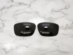 即発送 ストレートリンク サングラス 黒 オークリー 偏光レンズ 交換 UV