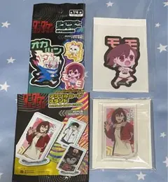 ダンダダン ダイカット ステッカー アクリル カード スタンド 2種 モモ