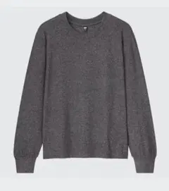 UNIQLO　ソフトニットパフスリーブ　クルーネックT　Sサイズ