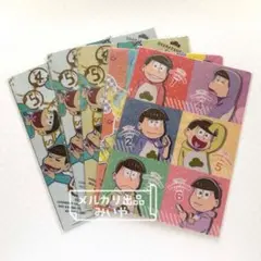 おそ松さんカフェ クリアファイル 5種セット（10枚）【未開封品】☆