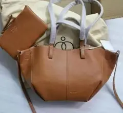 POLÈNE ブラウン トートバッグ