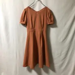 W-265【美品】PROPORTION プロポーション リボン付 ワンピース
