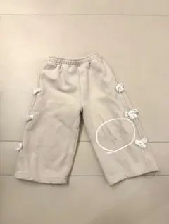 ZARA リボン付き裏毛パンツ　92cm