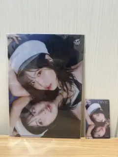 TWICE モモ DIVE クリアトレカ クリアファイル