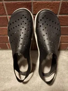Crocs ブラック サボ・クロッグサンダル　M8 26cm