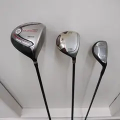 値下げです!初心者用ドライバー+3w+ユーティリティ3本セット