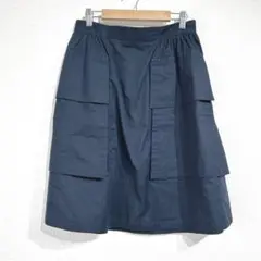 NINA RICCI ニナリッチ スカート サイドポケット ネイビー 36