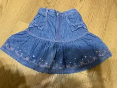美品☆メゾピアノ デニムスカート120
