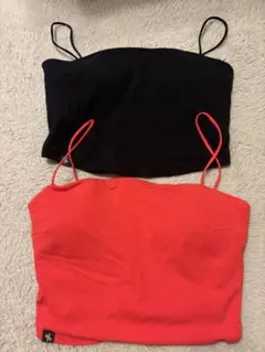 ゼクシィミックス　2枚セット　Lサイズ　クロップド丈　シルキーブラトップ