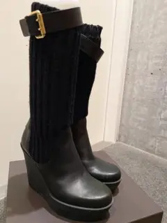 GUCCI ブーツ ミディアム丈 ウェッジブーツ ロングブーツ グッチ