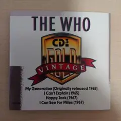 THE WHO VINTAGE GOLD CD 4曲入り