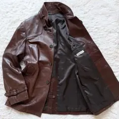 美品 XLサイズ ダーバン INTERMEZZO ラムレザー レザージャケット