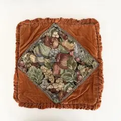 刺繍 クッションカバー