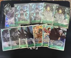 ワンピースカード　パラレル　緑