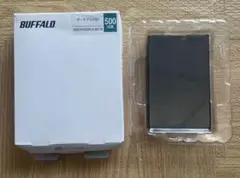 BUFFALO ポータブルSSD 500GB SSD-PG500U3-BC/N