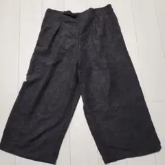 しまむら　アベイル　ワイドパンツ　コーデュロイ
