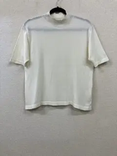 スタジオナチ/ 日本製 ストレッチコットン半袖ハイネック