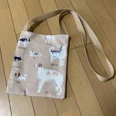 処分！ハンドメイド　犬図鑑　ショルダーバッグ