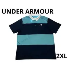 訳あり品 UNDER ARMOUR アンダーアーマー 半袖 ポロシャツ 2XL