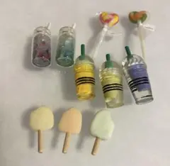 ミニチュアフードセット アイス ジュース