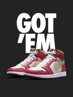 NIKE AIR JORDAN1 フュージョンレッド