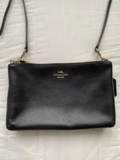COACH ブラックレザー バッグ