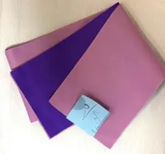 大幅お値下げ中 【新品】リバーシブル半幅帯 水 mizu ピンク×すみれ
