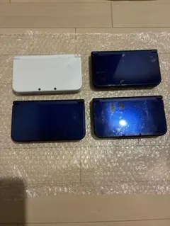 New 3DS LL ホワイト ブルー 4台セット